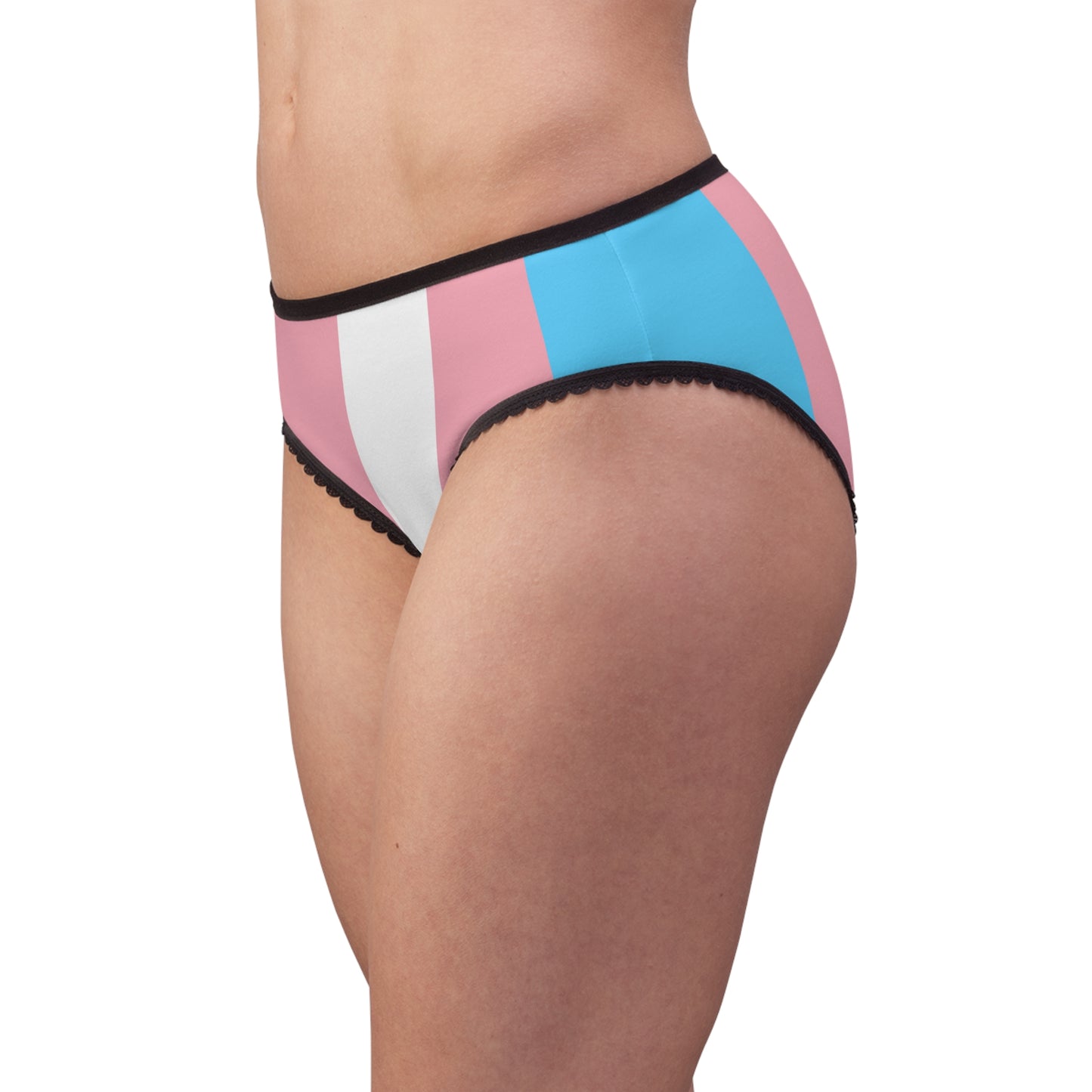 XS - 2XL Blue Pink White Pride High-Cut Knickers