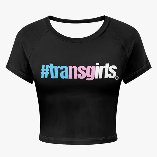 Teen Pride Hashtag Series Fitted Cropped Top