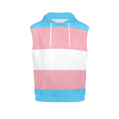 Plus Size All Over Pride Sleeveless Hoodie