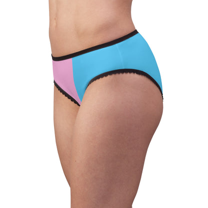 XS - 2XL Blue Pink White Pride High-Cut Knickers