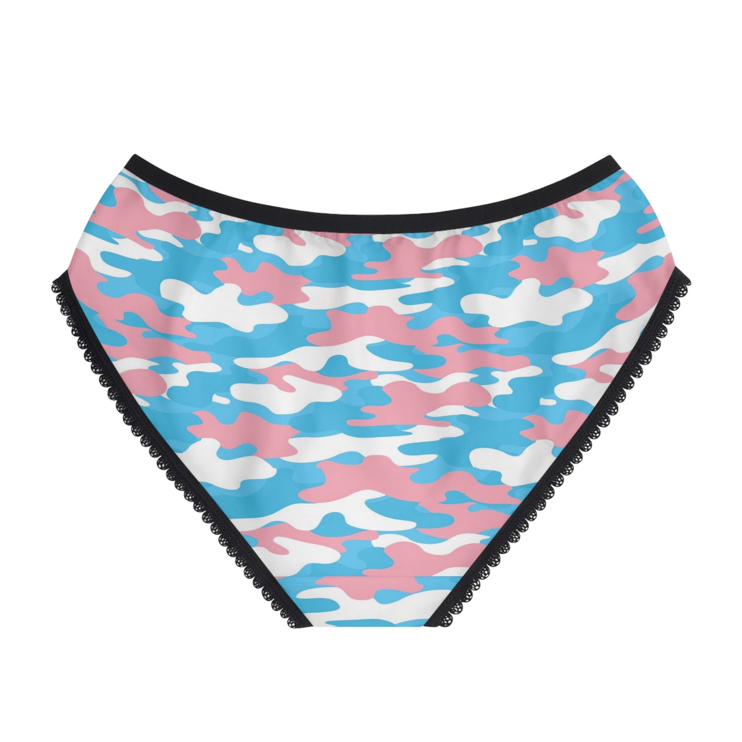 XS - 2XL Blue Pink White Pride Camouflage High-Cut Knickers