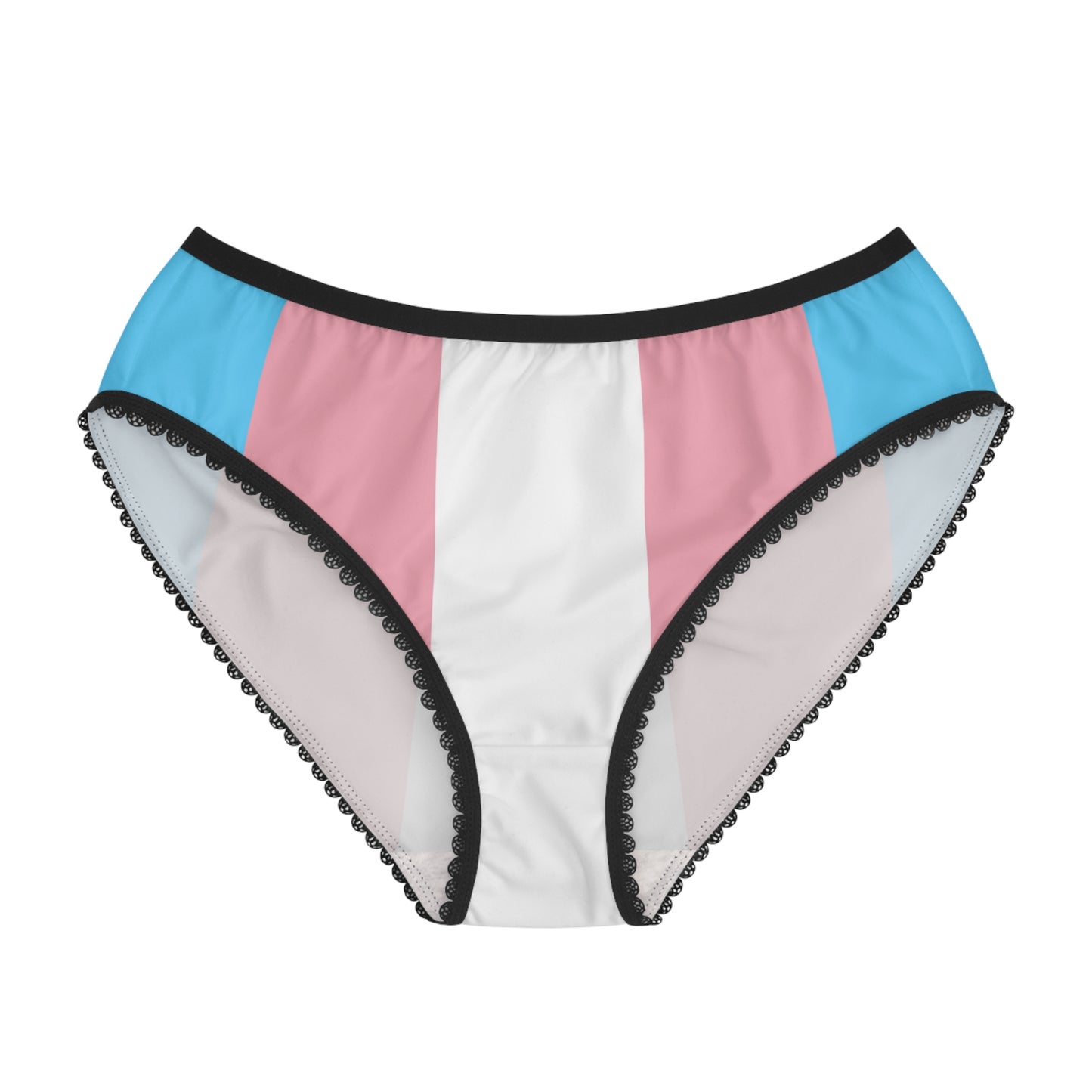 XS - 2XL Blue Pink White Pride High-Cut Knickers