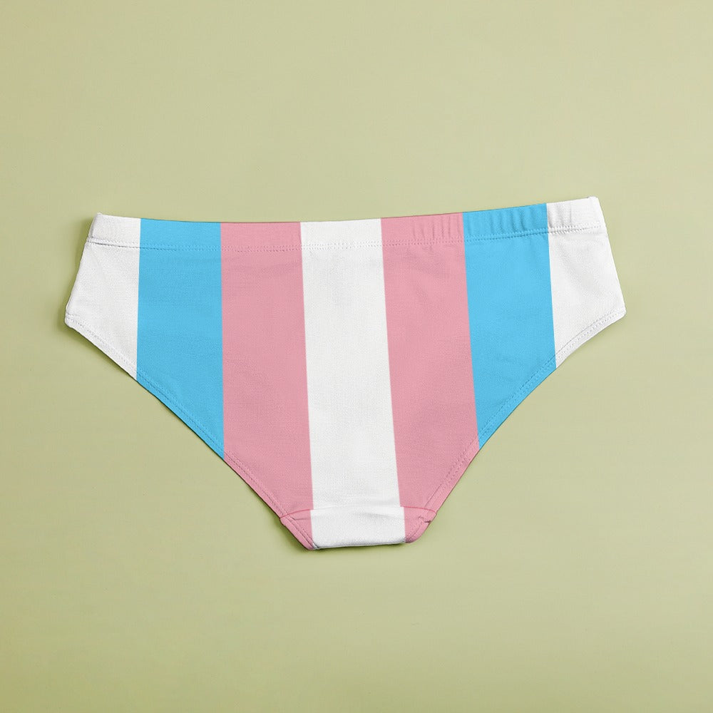 Trans Coloured Trans Pride Low-Waist Knickers