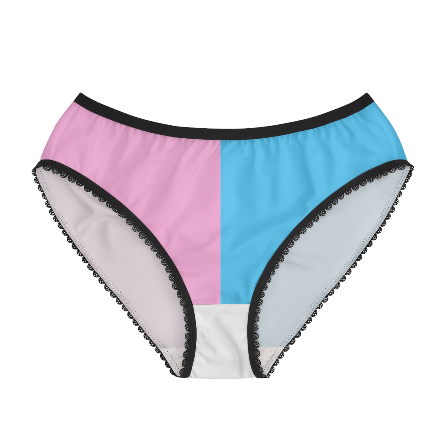 XS - 2XL Blue Pink White Pride High-Cut Knickers