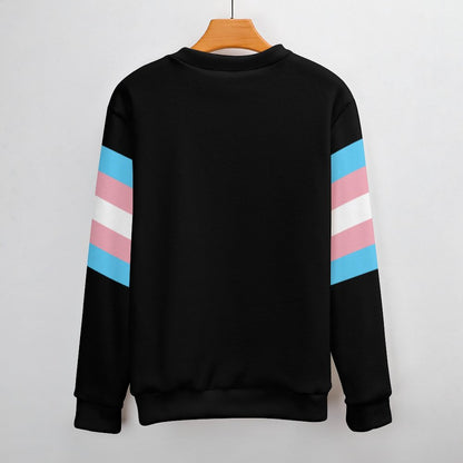 S-3XL Teen Blue Pink White Pride Banded Black Jumper