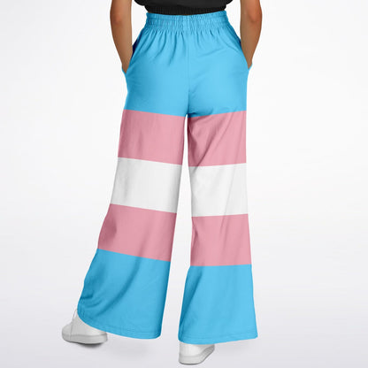 Trans Coloured Trans Pride Casual Flared Joggers tunnellsCo.