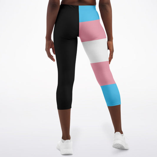 Trans Coloured Trans Pride Pilates Yoga Capri tunnellsCo.