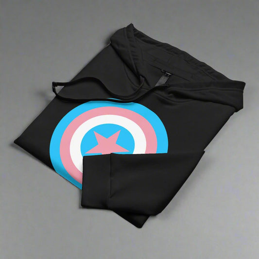 Transgender Pride Coloured Shield Hoodie from Adidas®