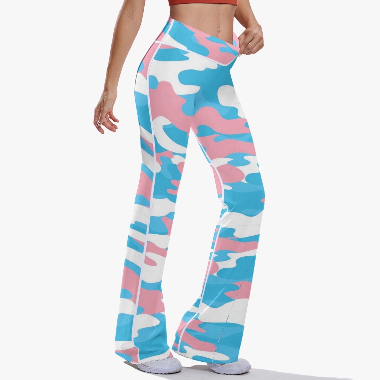 XS-2XL Blue Pink White Pride Camo Clubbing Pants