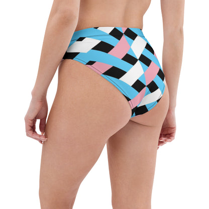 Blue Pink White Pride Lattice Tucking Panty