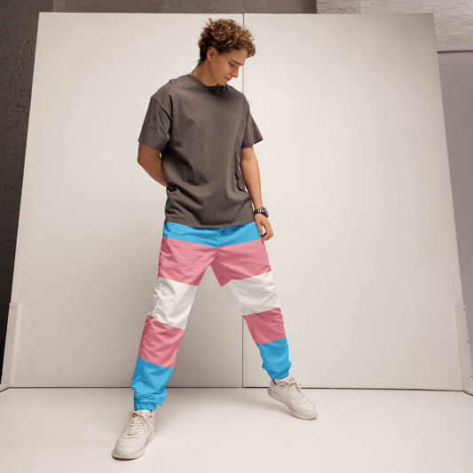 XS - 3XL Blue Pink White Pride Track Pants