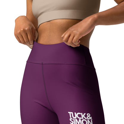 Teen + Tuck&Simon Purple Yoga Pants