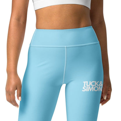 Teen + Tuck&Simon Columbia Blue Yoga Pants