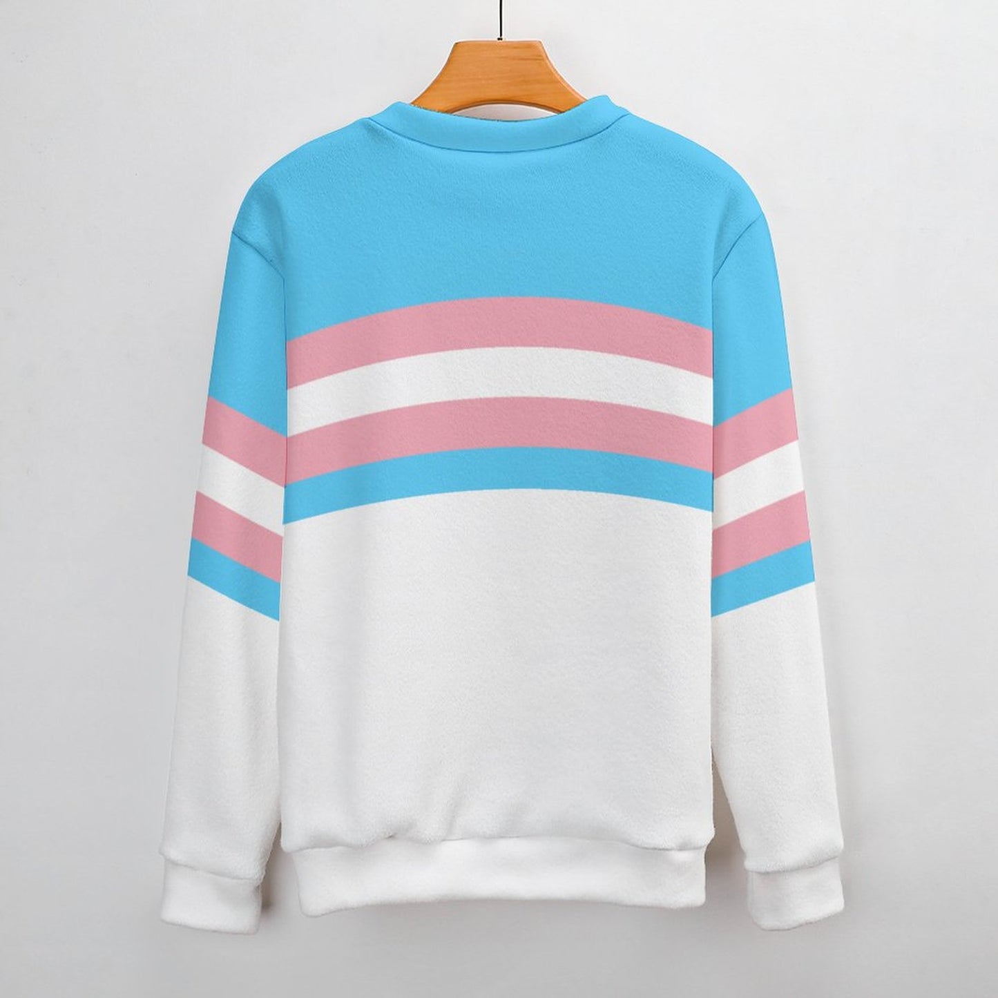 S-3XL Teen Blue Pink White Pride Banded Blue/White Jumper