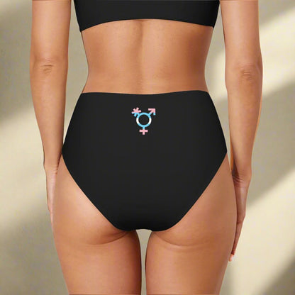 S-2XL Pride Tag Black Panty Tuck