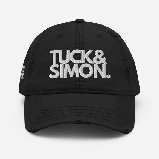 Tuck&Simon Distressed Cotton Twill Dad Hat