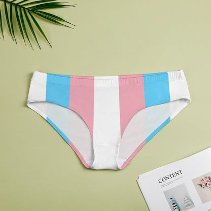 Trans Coloured Trans Pride Low-Waist Knickers