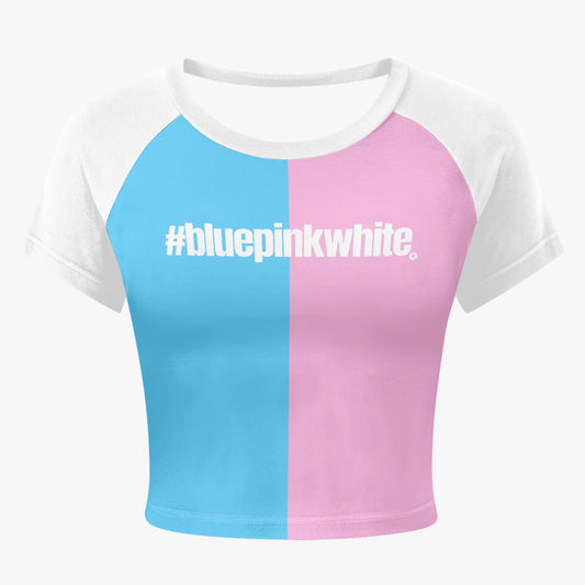 Teen Pride Hashtag Series Fitted Cropped Top