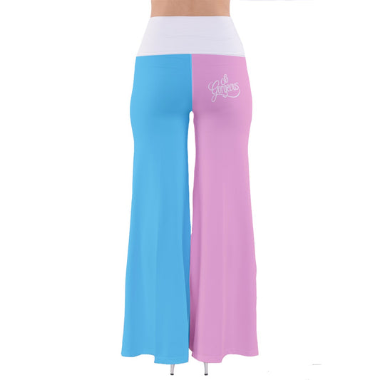 Teen - Plus Size Blue Pink White Pride 'So Gorgeous' So Vintage Palazzo