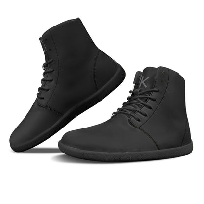 GOK Black Barefoot High-Top Sneakers
