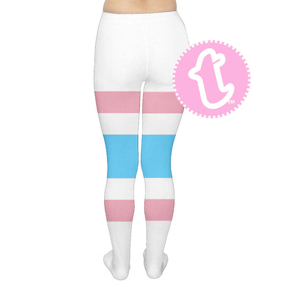 TOFFOLO Blue Pink White Bangkok Pride Pantyhose