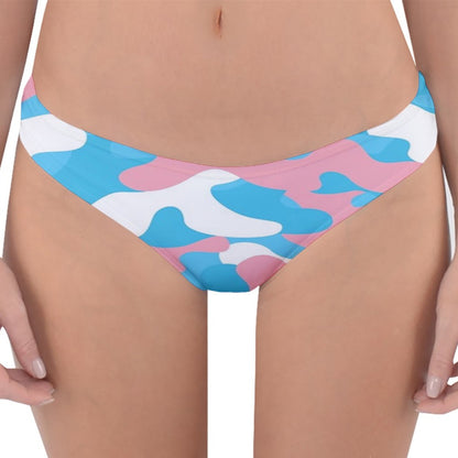 Teen - Plus Size Blue Pink White Pride Camouflage Hipster Twerking Tuck