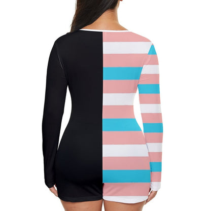 Teen-Plus Size Blue Pink White Candy Stripe Black Short Romper