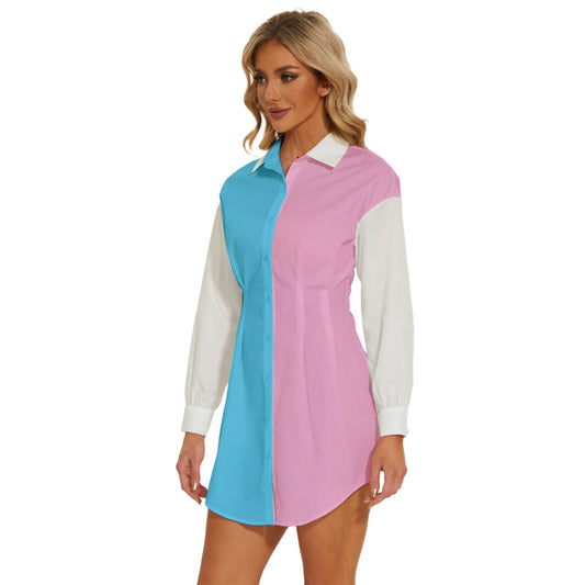 Long-Sleeve Shirt Dress