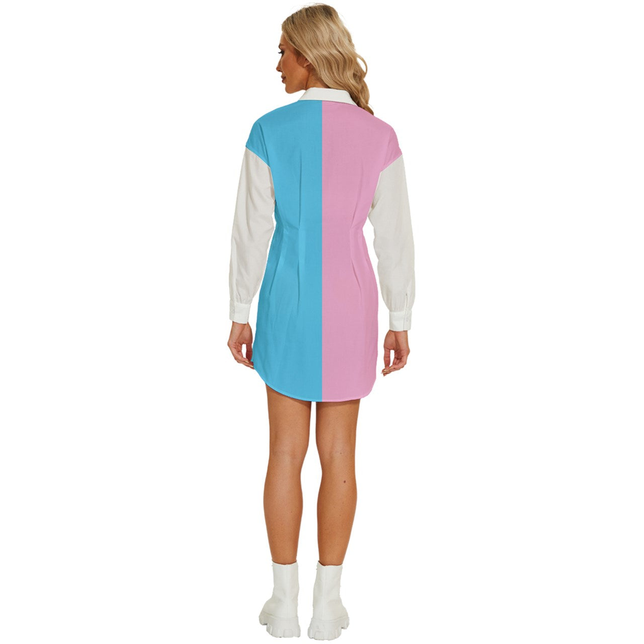 Long-Sleeve Shirt Dress