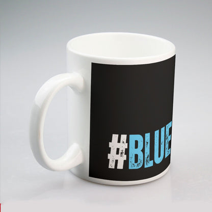 Blue Pink White Hashtag Series Pride Visibility Mugs 340ml