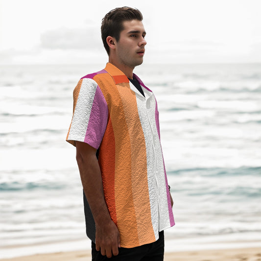 Teen - Plus Size Blue Pink White Pride Box Shirt