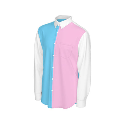 Blue Pink White Pride Long Sleeve Shirt