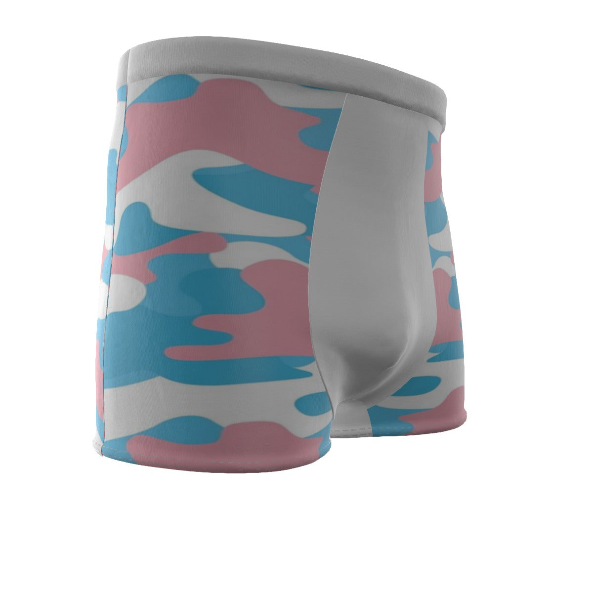 Blue Pink White Pride Camouflage Butt-Hugging Boyfriend Butter Cotton Boxers