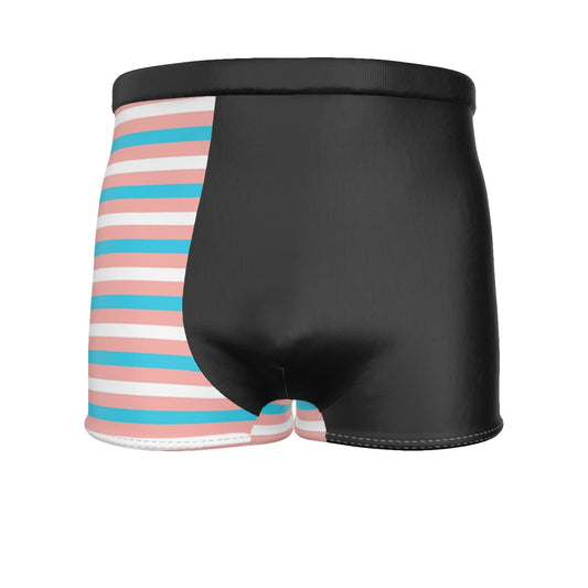 Blue Pink White Pride Butt-Hugging Boyfriend Butter Cotton Boxers