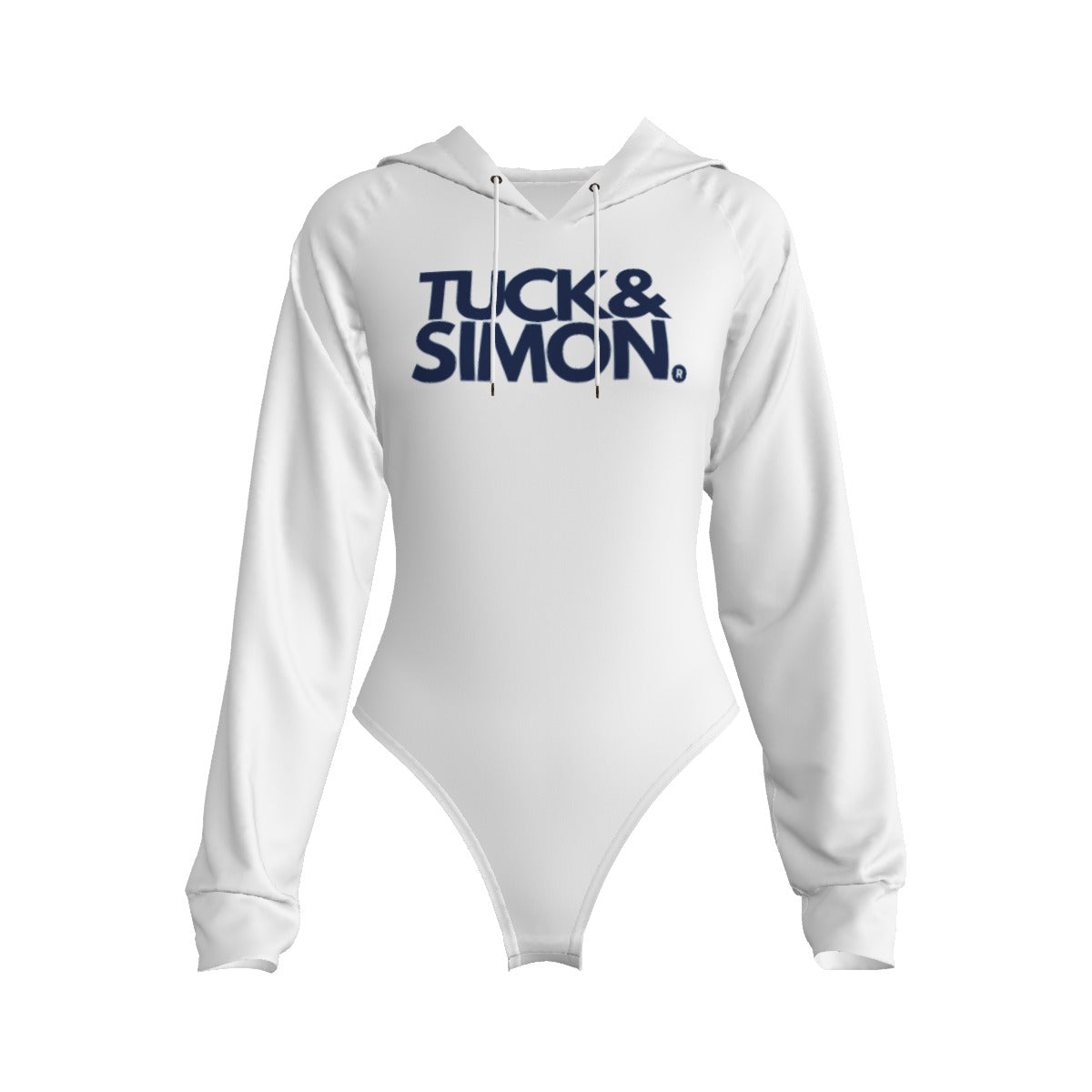 Teen Tuck&Simon White Hooded Bodysuit