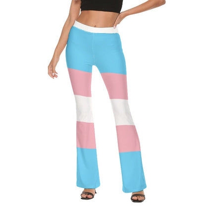 All-Over Print Women's Skinny Flare Pants