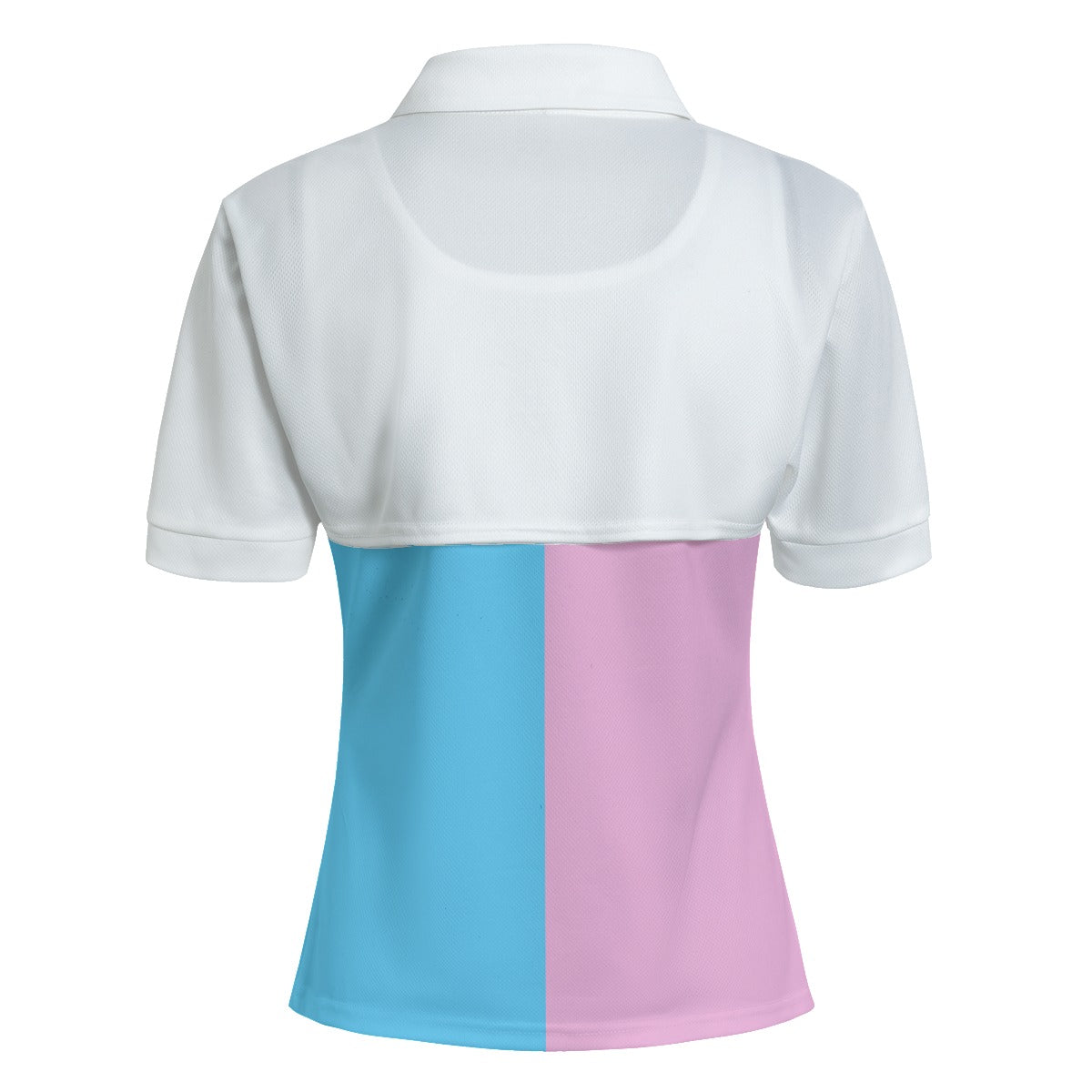 Plus Size Blue Pink White Vive l'Paris Pride 2Pcs Polo T-Shirt