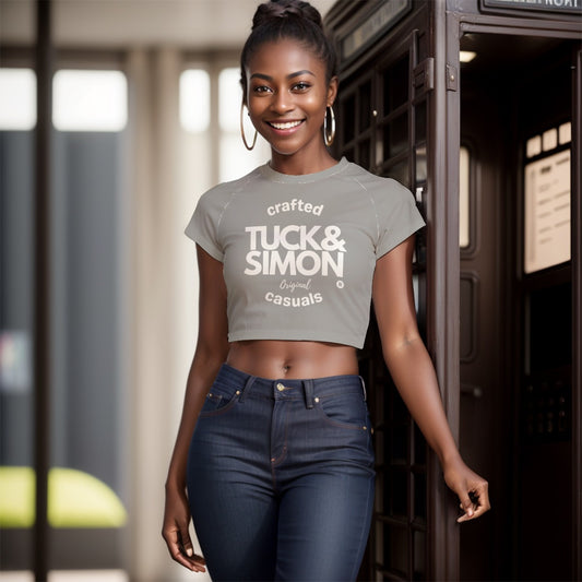 Teen Tuck&Simon Fitted Cropped T-Shirt