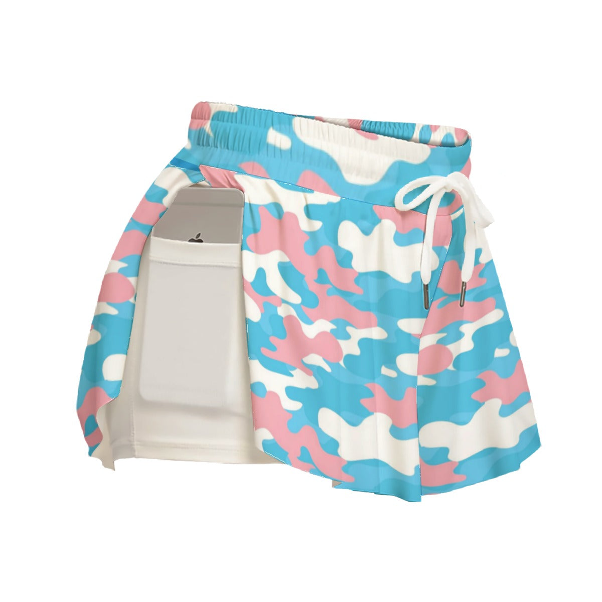 Blue Pink White Pride Camouflage Fitness Sport Culottes