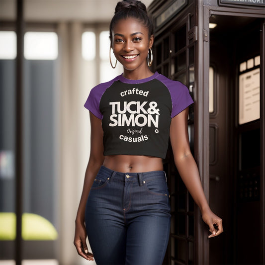 Teen Tuck&Simon Originals Fitted Cropped T-Shirt