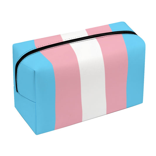 Teens Trans Coloured Trans Pride Vegan Leather Roll Bag