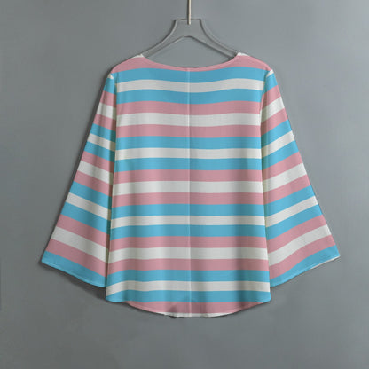 V-Neck Long-Sleeve Cover Shirt