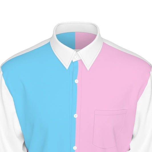 Blue Pink White Pride Long Sleeve Shirt