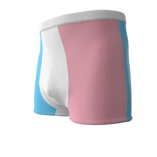 Blue Pink White Paris Pride Butt-Hugging Boyfriend Butter Cotton Boxers