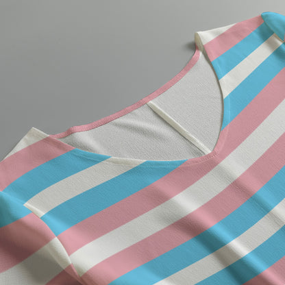 V-Neck Long-Sleeve Cover Shirt