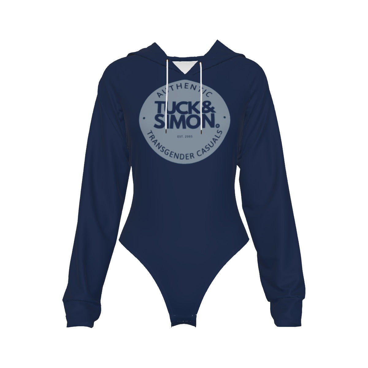 Teen Tuck&Simon Authentics Navy Hooded Bodysuit