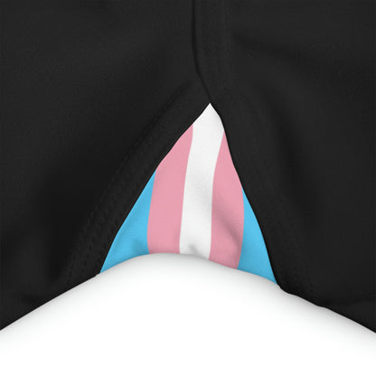 Blue Pink White #BLUEPINKWHITE Series Black High Waisted Yoga Shorts