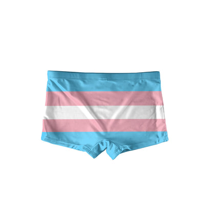 Teen Blue Pink White Pride Flag Tuck Buddy Boyshorts Underwear