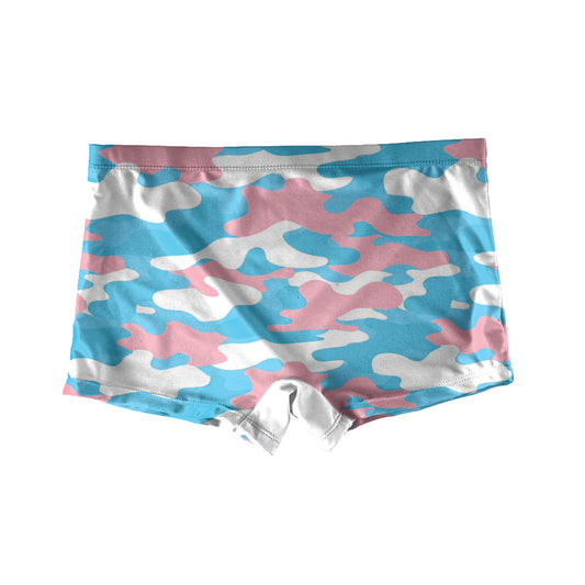 Teen Blue Pink White Pride Boy-Leg Tucking Panty