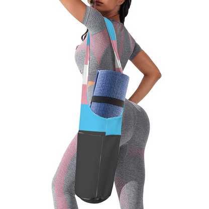 Blue Pink White Pride Canvas Yoga Handy